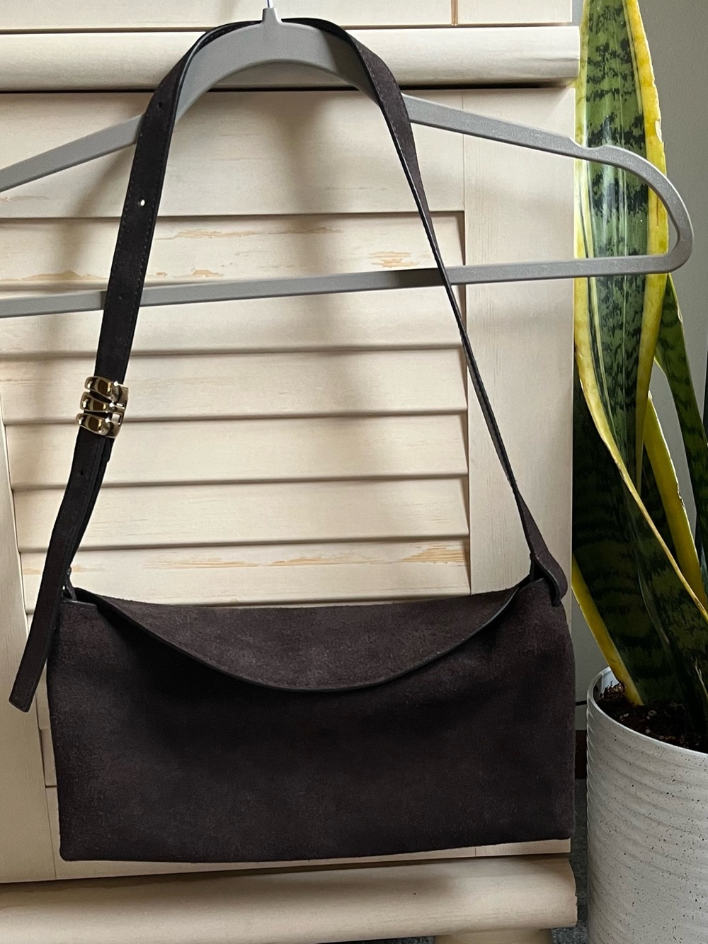 NWT MADEWELL Genuine Suede Leather Date Night Shoulder Bag - Picture 3 of 9